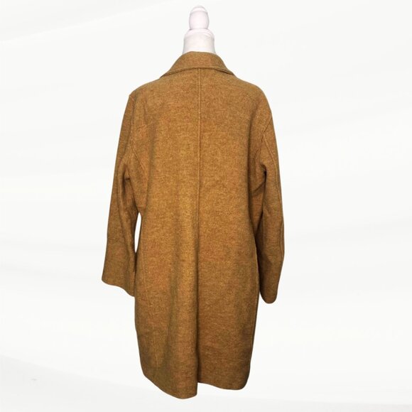 J Crew Italian Boiled Wool Toapcoat, Size 14 - Picture 4 of 13